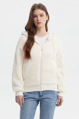 Polar Mujer Peludo Crema
