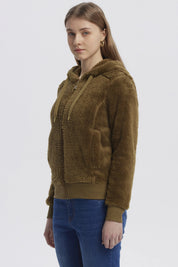 Polar Mujer Peludo Verde