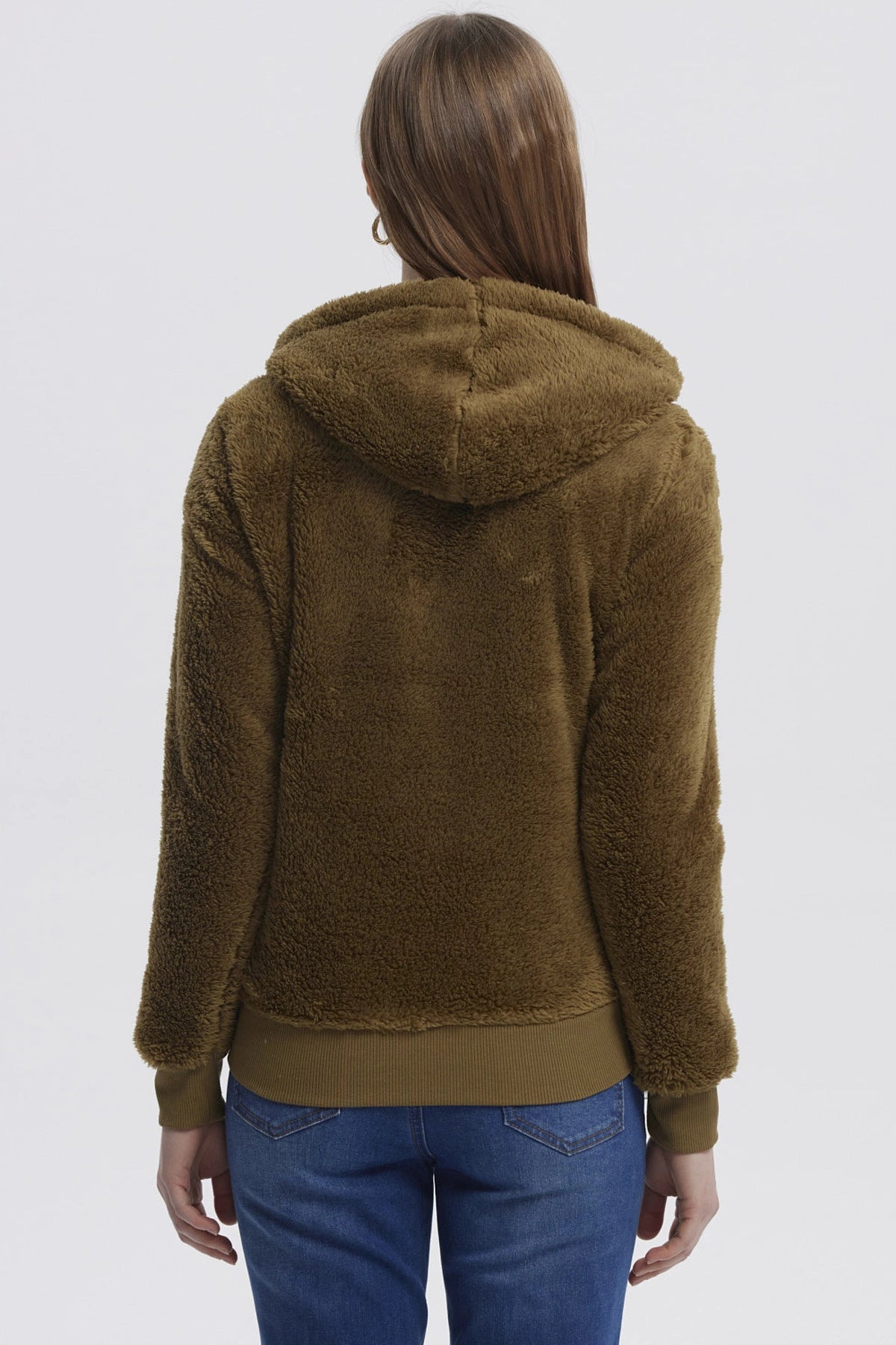 Polar Mujer Peludo Verde