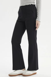 Pantalón Mujer Sastrero Punto Roma Negro