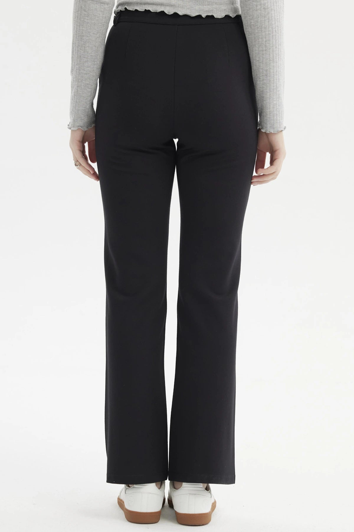 Pantalón Mujer Sastrero Punto Roma Negro