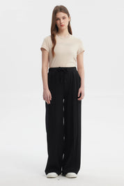 Pantalón Mujer Sastrero Pretina Cordón Negro