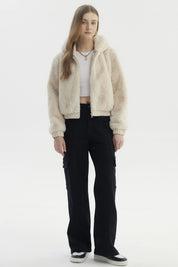 Chaqueta Mujer Juvenil Beige Claro