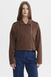 Chaqueta Mujer Slim Café Oscuro