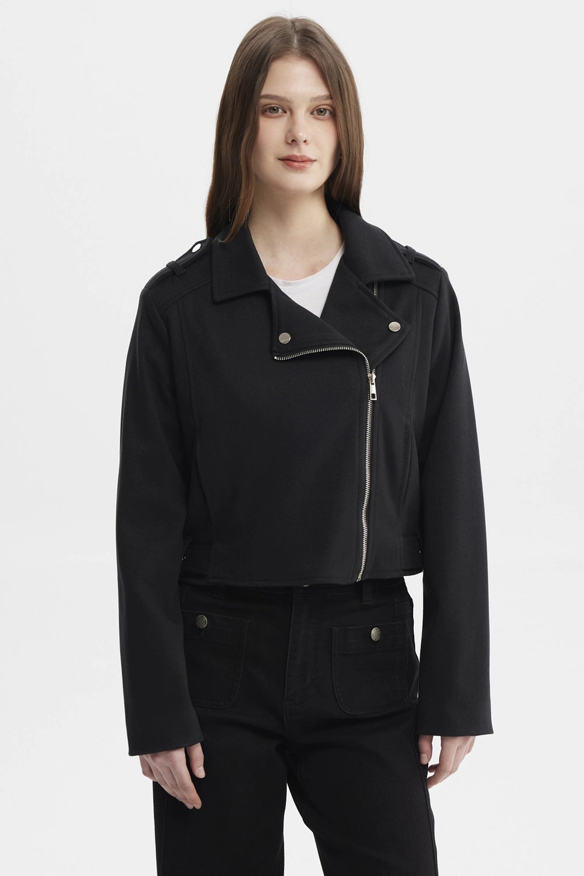 Chaqueta Mujer Slim Negro