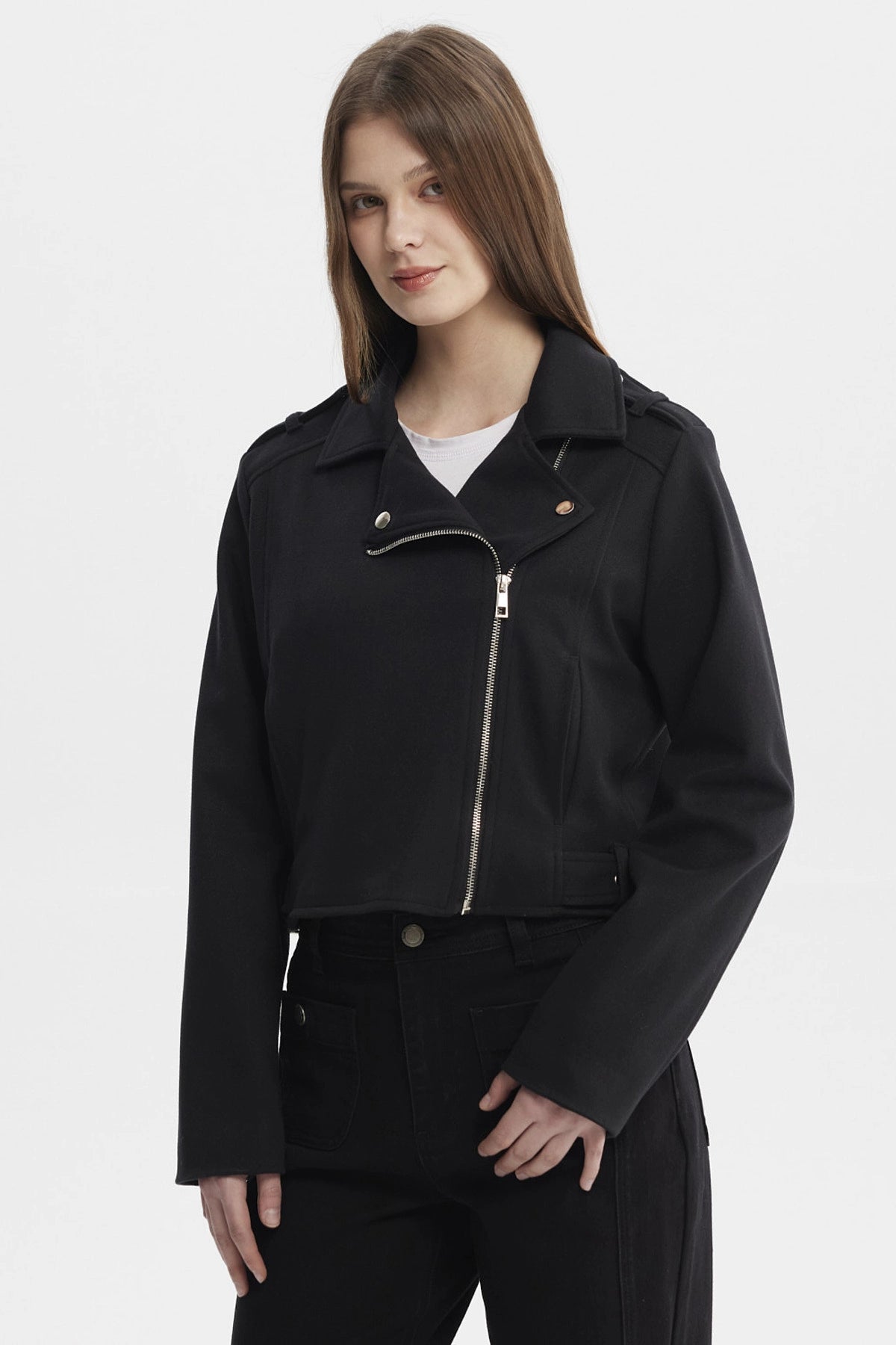 Chaqueta Mujer Slim Negro