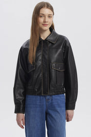 Chaqueta Mujer Retro Cargo Negro