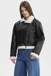 Chaqueta Mujer Bonded Negro