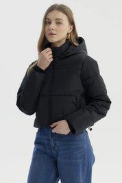 Parka Mujer Wide Acolchado Negro