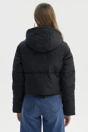 Parka Mujer Wide Acolchado Negro