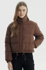 Parka Mujer Puffa Chocolate