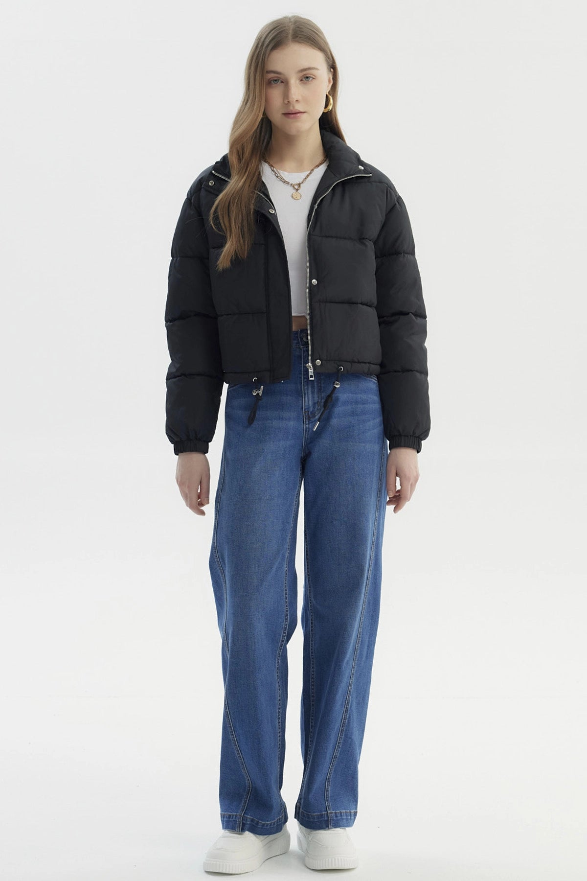 Parka Mujer Puffa Negro