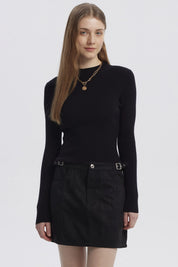 Sweater Mujer Ajustado Negro