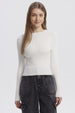 Sweater Mujer Ajustado Blanco