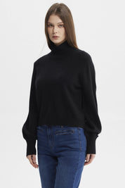 Sweater Mujer Chenille Negro