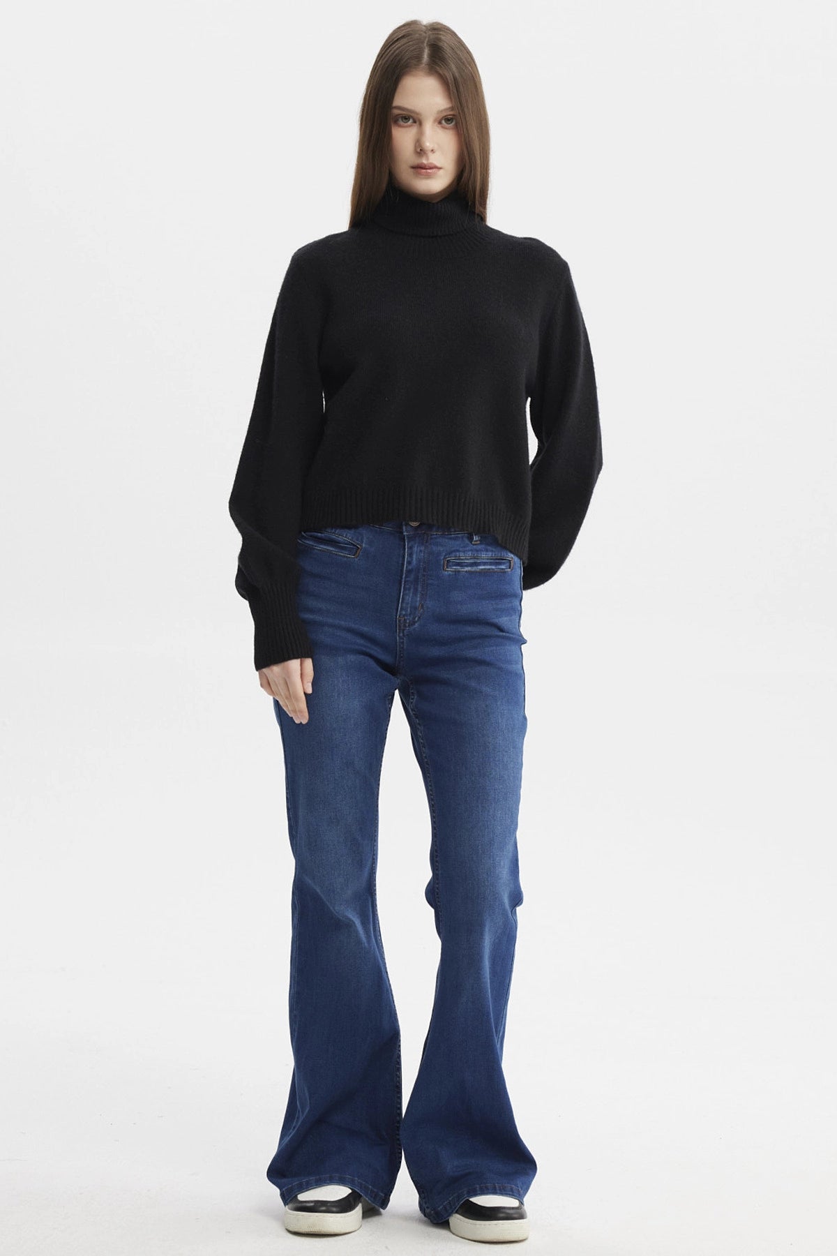 Sweater Mujer Chenille Negro