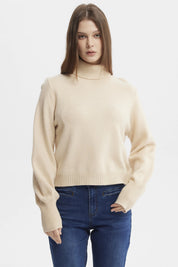 Sweater Mujer Chenille Beige