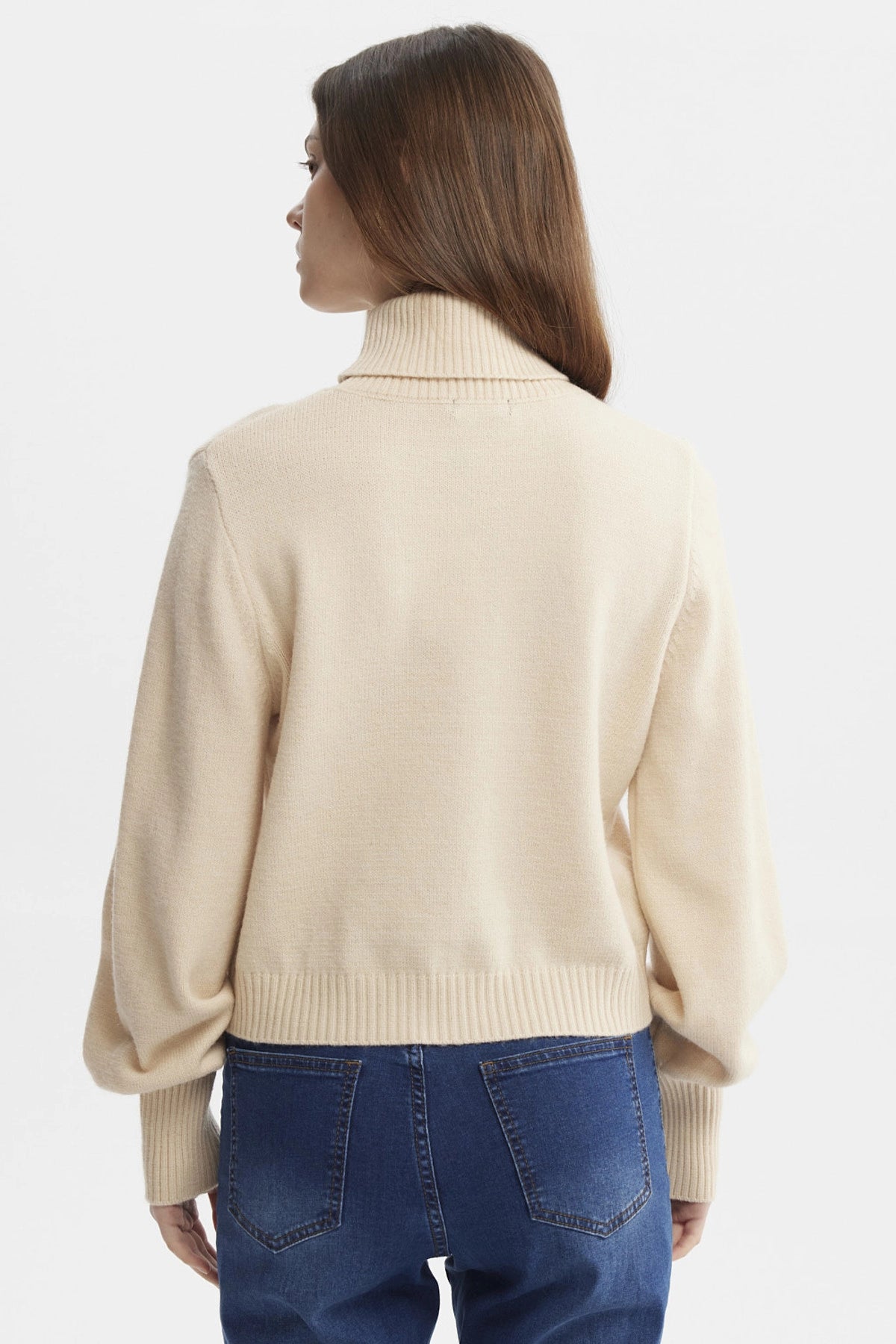 Sweater Mujer Chenille Beige