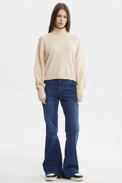 Sweater Mujer Chenille Beige