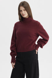 Sweater Mujer Chenille Rojo