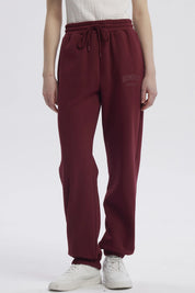 Pantalón Buzo Mujer Jogger Rojo