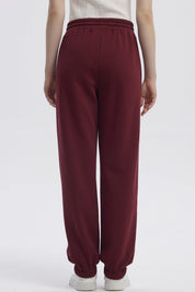 Pantalón Buzo Mujer Jogger Rojo