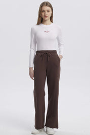 Pantalón Buzo Mujer Jogger Chocolate