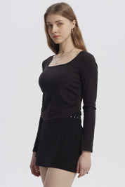 Polera Mujer Basic Negro