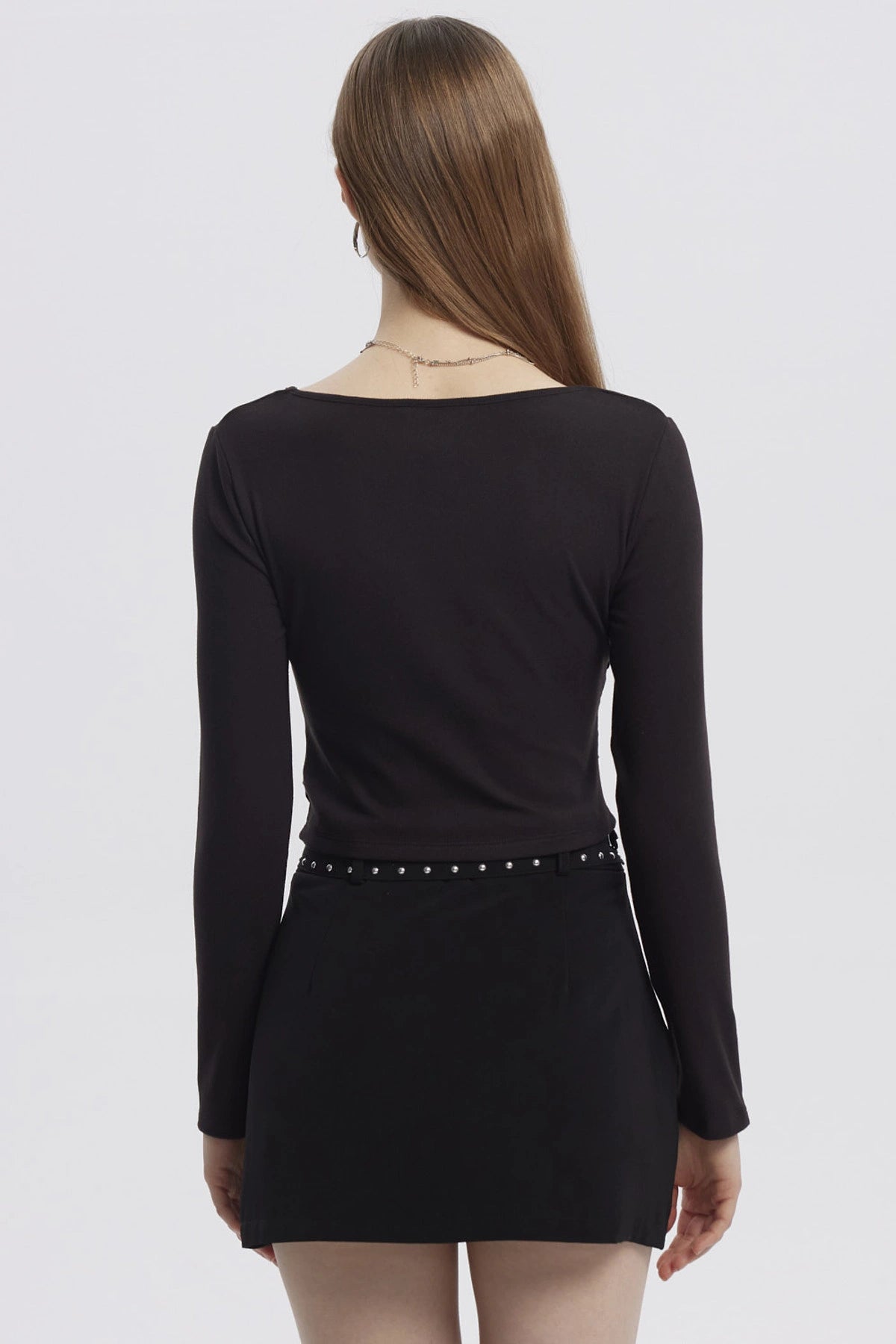 Polera Mujer Basic Negro
