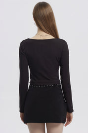 Polera Mujer Basic Negro