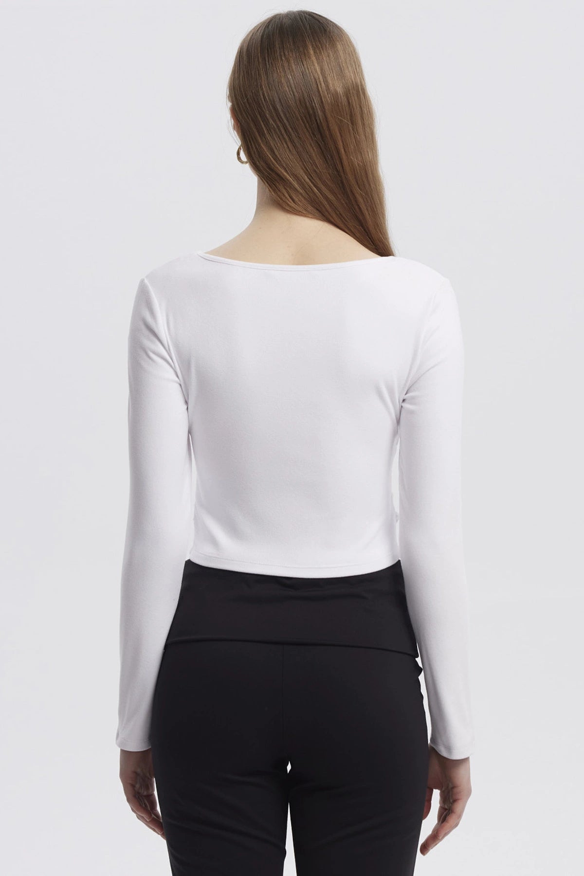 Polera Mujer Basic Blanco