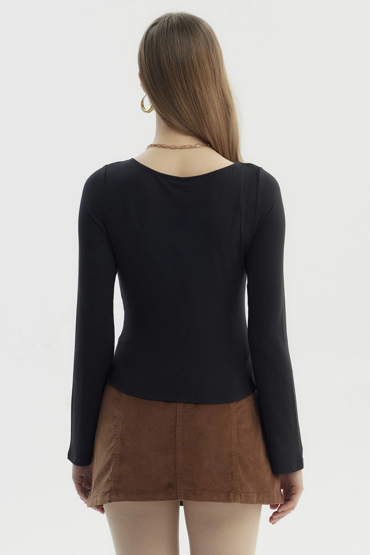 Polera Mujer Juvenil Negro
