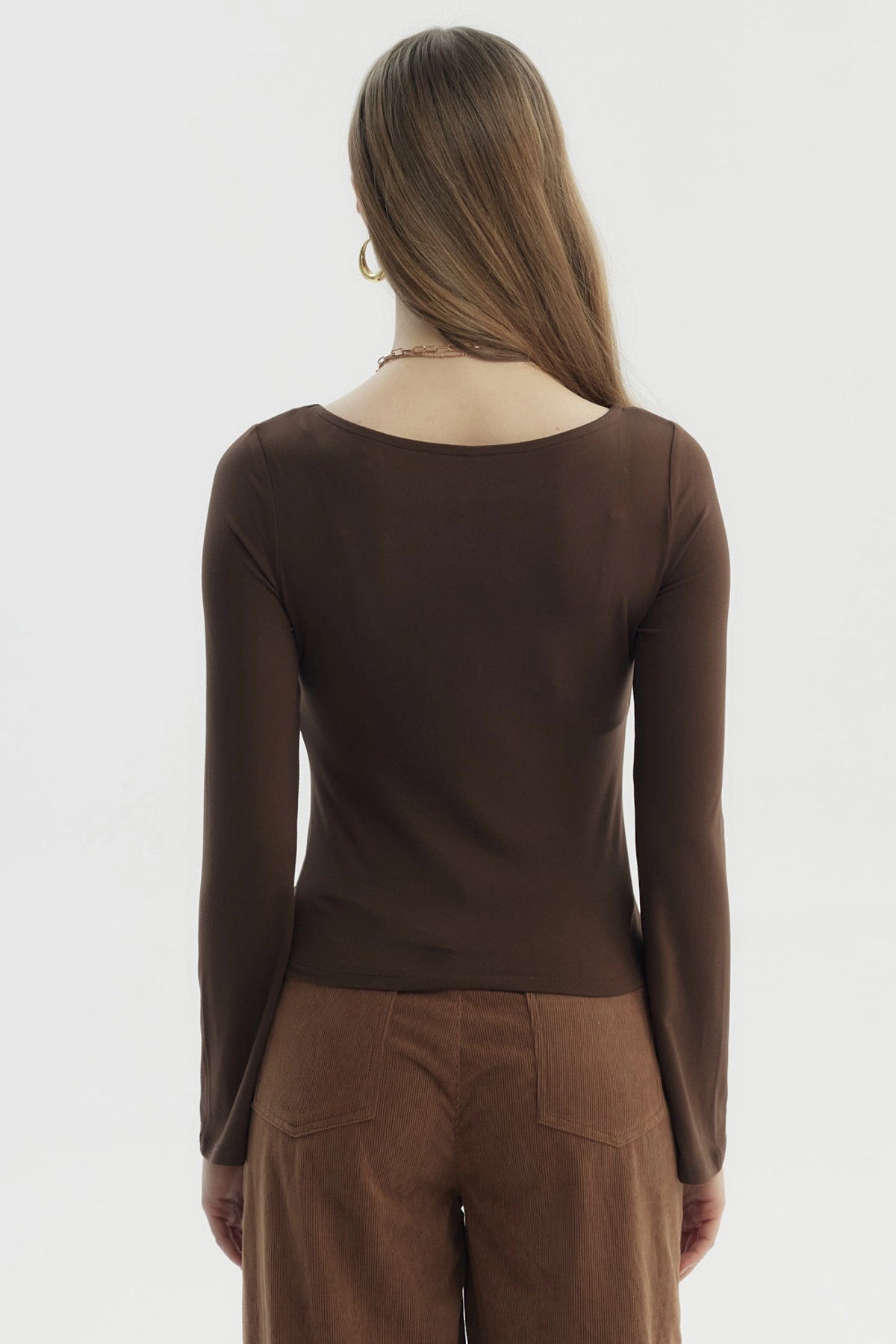Polera Mujer Juvenil Chocolate