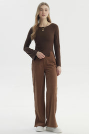 Polera Mujer Juvenil Chocolate