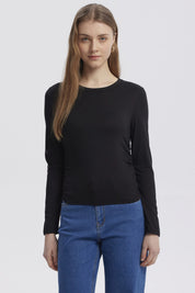 Polera Mujer Basic Negro