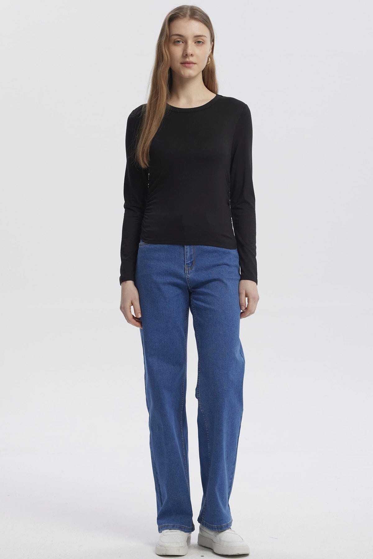 Polera Mujer Basic Negro
