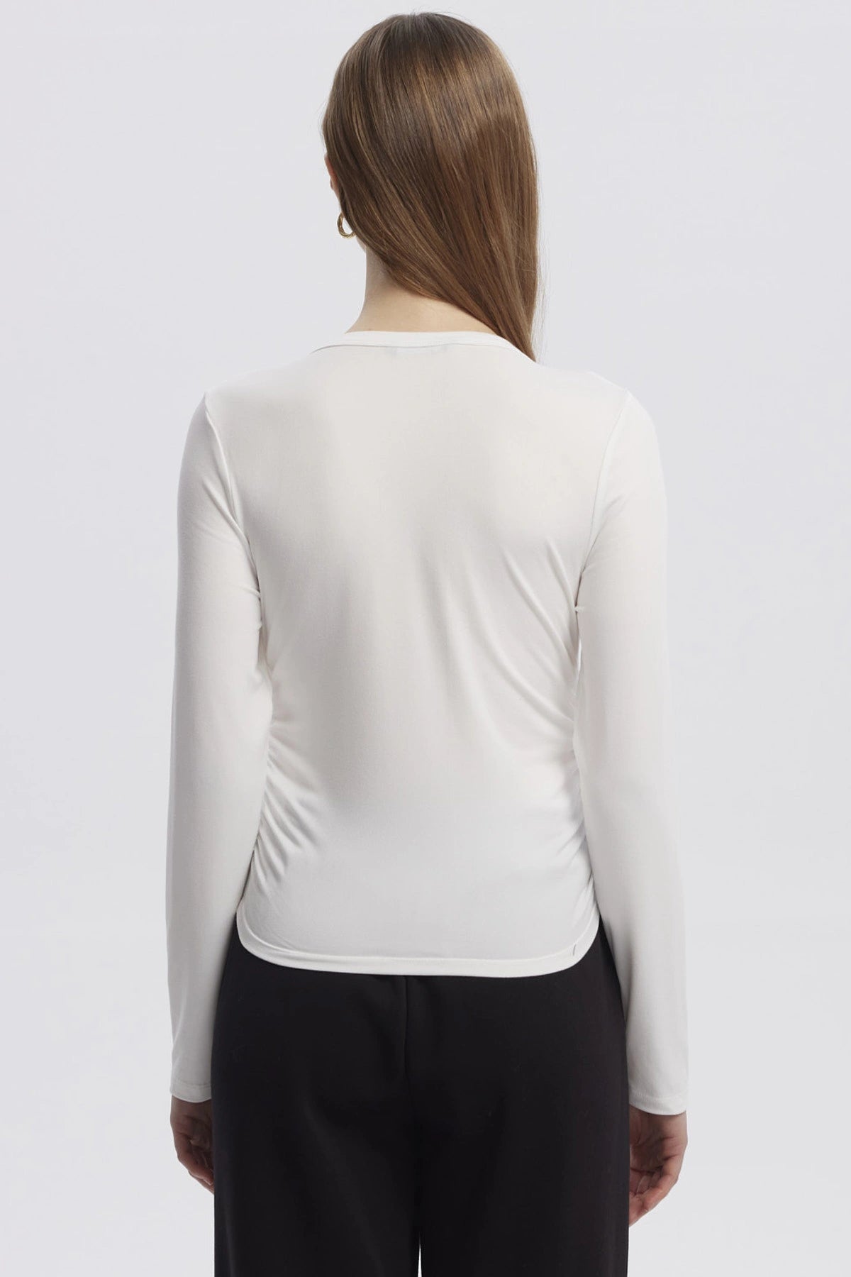 Polera Mujer Basic Crudo