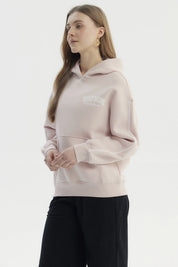 Polerón Mujer Canguro Print Rosado