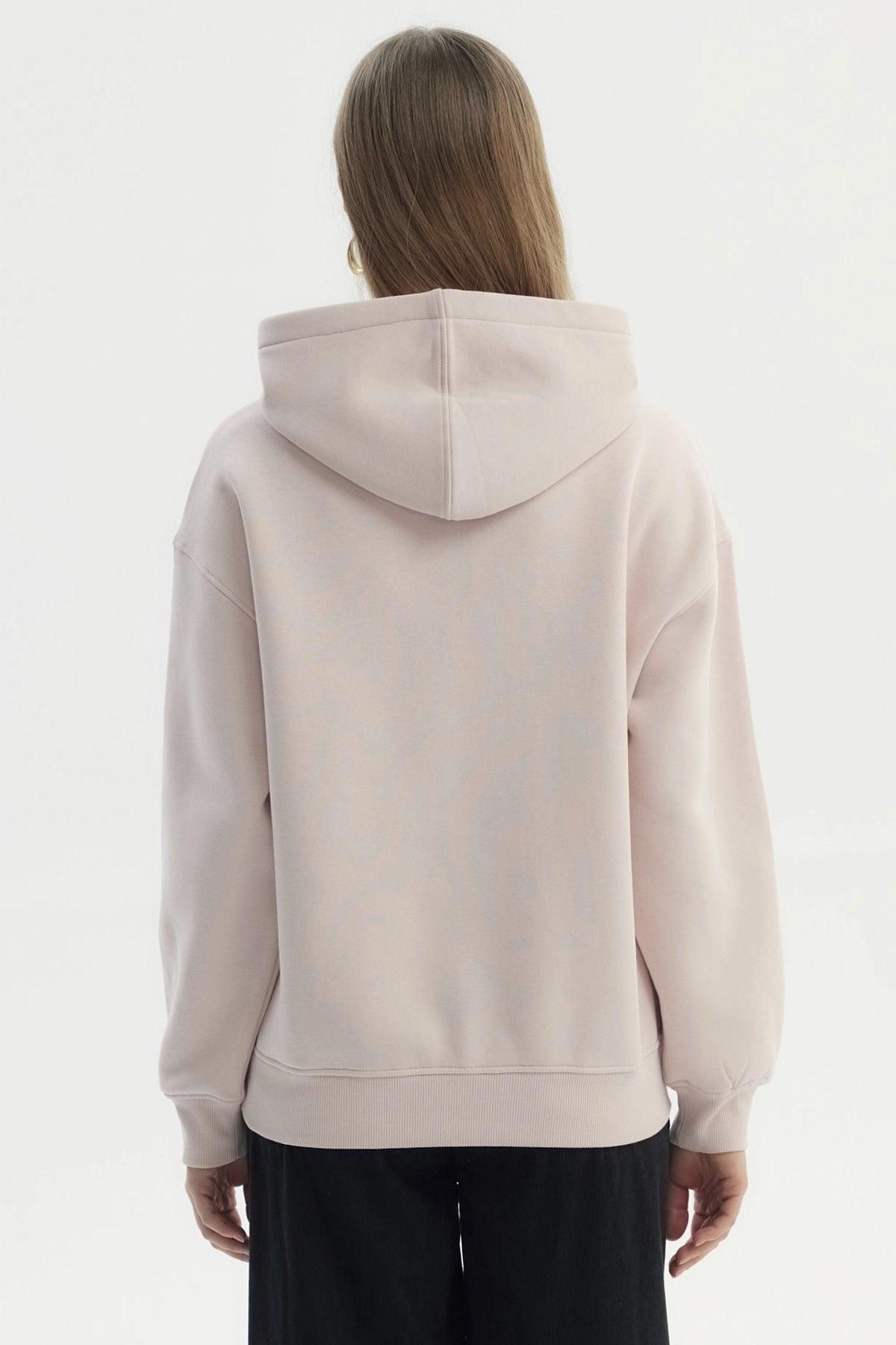 Polerón Mujer Canguro Print Rosado
