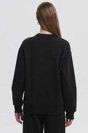Polerón Mujer Canguro Print Negro