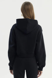 Polerón Mujer Canguro Print Negro
