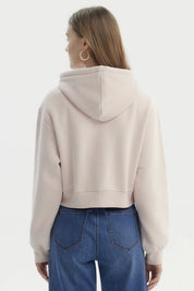 Polerón Mujer Canguro Print Rosado