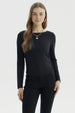 Polera Mujer Slim Negro