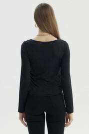 Polera Mujer Slim Negro