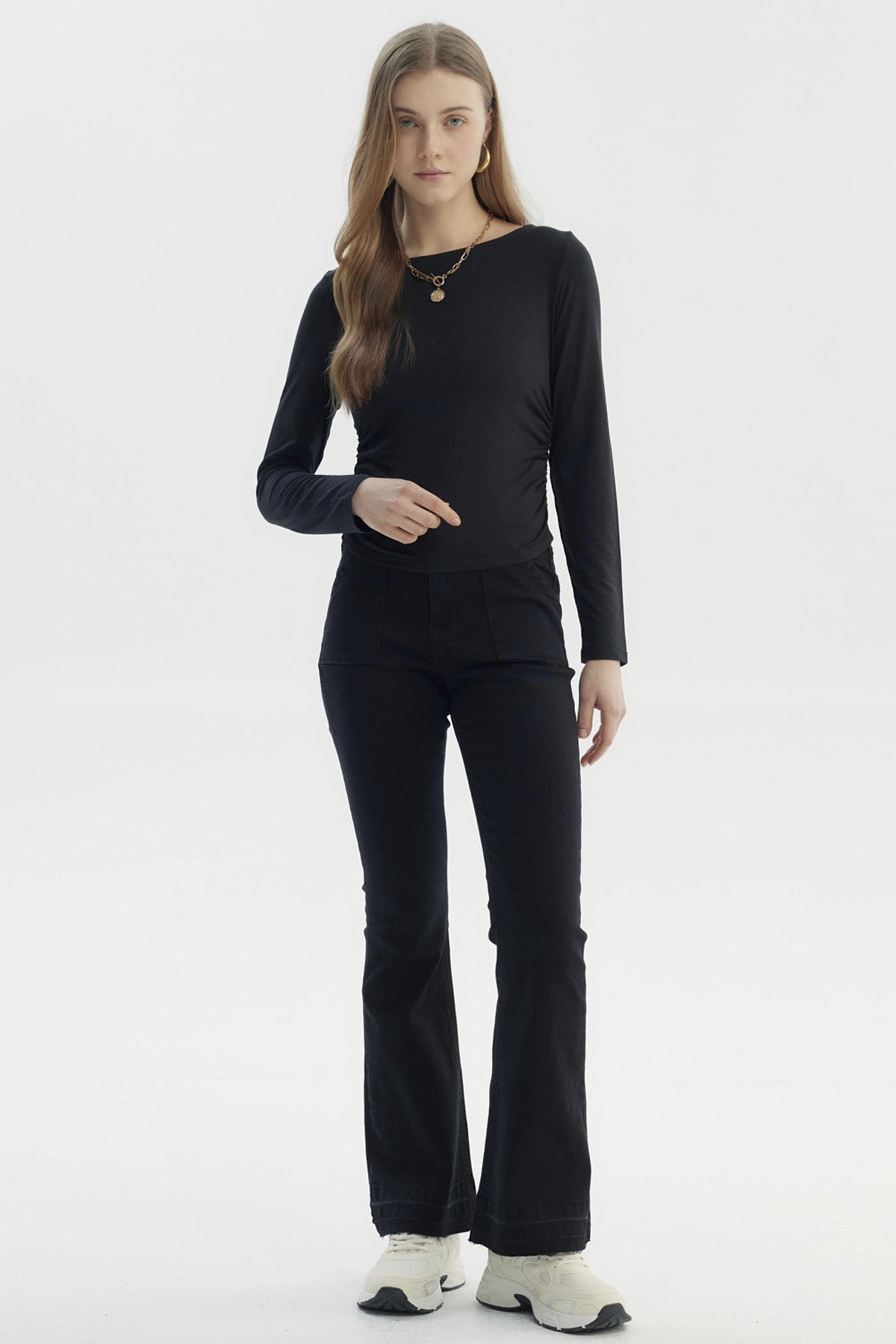 Polera Mujer Slim Negro