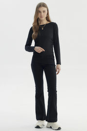 Polera Mujer Slim Negro