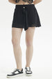 Short Mujer Cordón Delantero Negro