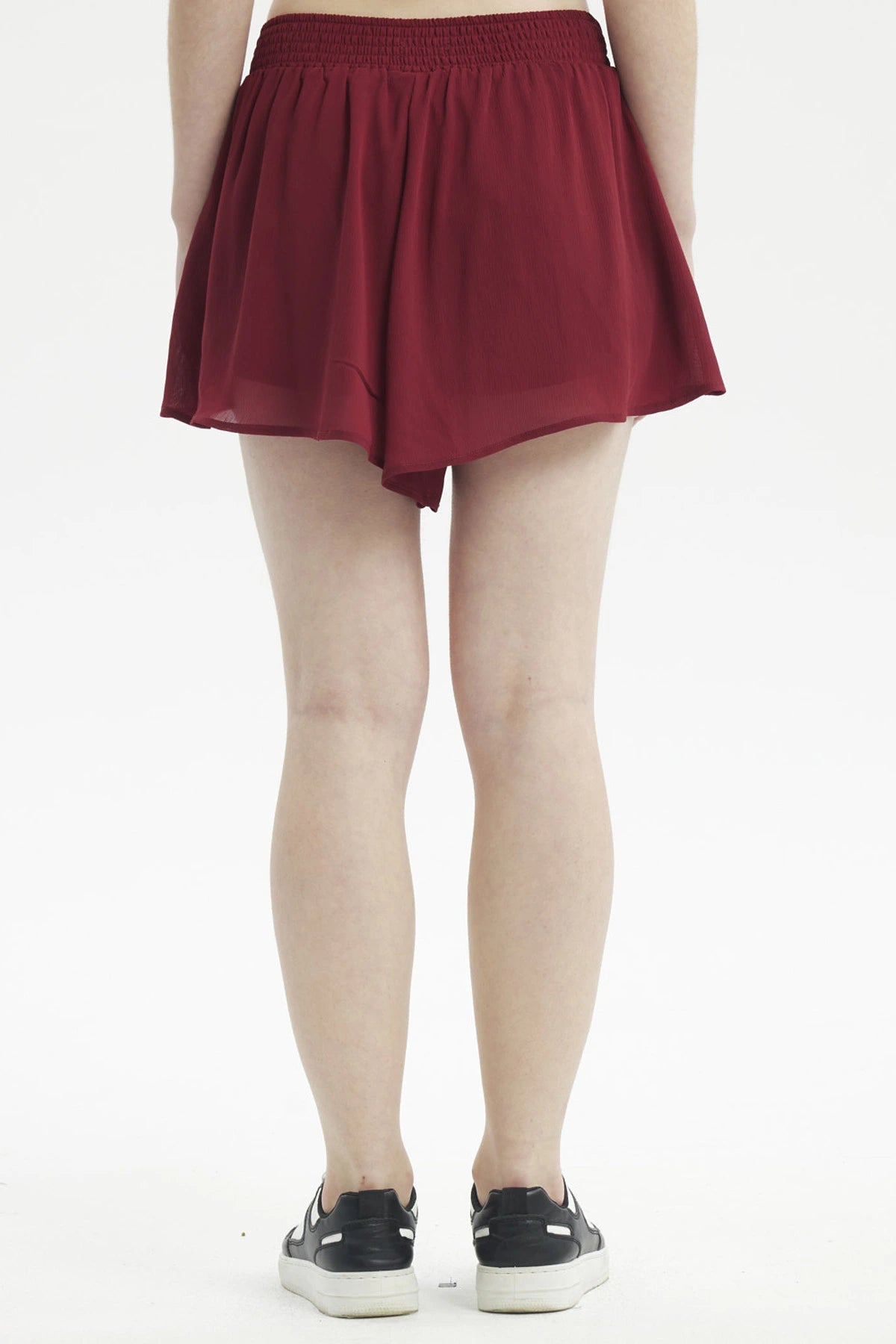 Short Mujer Cordón Delantero Rojo