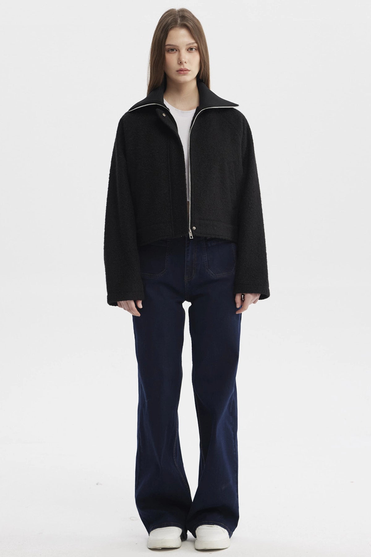 Chaqueta Mujer Juvenil Negro