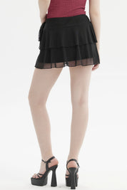 Short Mujer Vuelos Con Lazo Negro